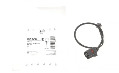 Датчик зносу гальмівних колодок VW Touareg 3.0-4.2 10- BOSCH 1 987 474 567