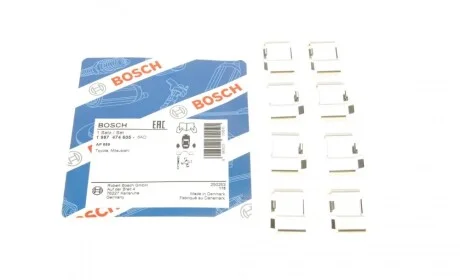 Планка суппорта (заднего) прижимная (к-кт) Toyota Land Cruiser/Mitsubishi Pajero IV 96- BOSCH 1 987 474 605