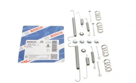 Комплект пружинок колодок ручника Opel Kadett/Combo -01 BOSCH 1 987 475 098