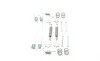 Комплект пружинок колодок ручника Renault Megane I -03 BOSCH 1987475101 (фото 2)