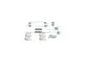 Установчий к-кт. гальм. колод. MAZDA 323 -98 BOSCH 1987475123 (фото 4)