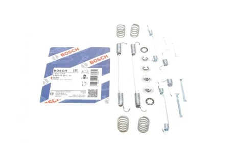 Комплект пружинок колодок ручника Fiat Scudo 94- (255x60) (Bendix) BOSCH 1 987 475 251