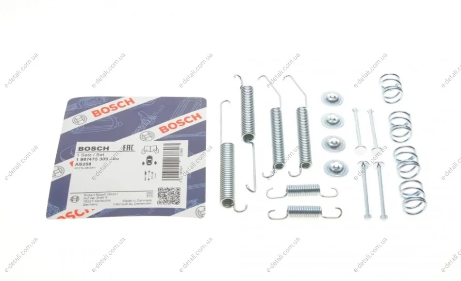 Комплект пружинок колодок ручника Mitsubishi L400/Delica 95-05 BOSCH 1987475309 (фото 1)