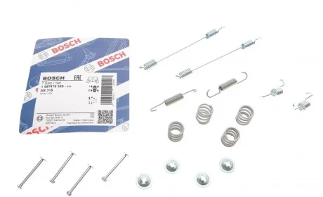 Комплект пружинок колодок ручника Smart Fortwo/Roadster 98- BOSCH 1987475365