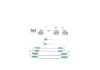 Монтажний комплект колодки BOSCH 1987475396 (фото 3)