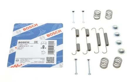Комплект пружинок колодок ручника Porsche Cayenne 10-/Nissan Pathfinder/Murano 03- BOSCH 1987475417