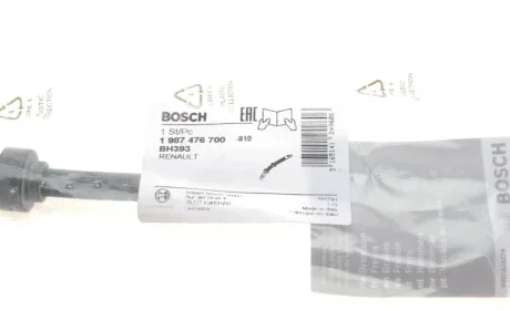 Шланг тормозной (передний) Renault Trafic/Opel Vivaro 01- (L=380mm) BOSCH 1987476700