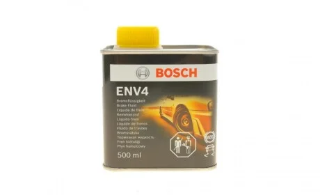 Жидкость тормозная DOT4 (0.5L) ENV4 (металлическая канистра) BOSCH 1 987 479 201