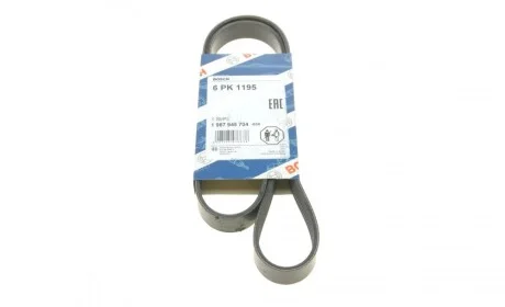 Ремінь генератора MB Citan 12- (6PK1195) BOSCH 1 987 945 704