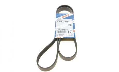 Ремінь генератора Opel Zafira/Astra H 1.9 CDTI 04-15/Chevrolet Aveo 1.4 11- (6PK1380) BOSCH 1 987 945 732