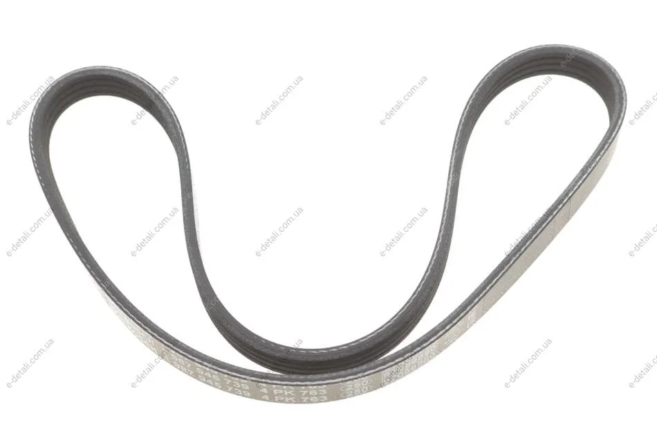 Ремінь генератора Opel Agila 1.0/1.2 08-14/Suzuki Swift 1.2 10-/Honda Integra 1.8Type-R 97-01 (4PK763) BOSCH 1987945739 (фото 1)