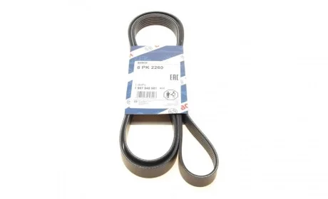 Ремень генератора MB Sprinter CDI (-AC) (6PK2260) BOSCH 1 987 945 981