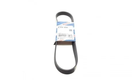 Ремень генератора Citroen C1/Peugeot 107/Toyota Aygo 1.0 i 05-14 (6PK850) BOSCH 1 987 946 011