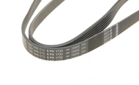 Ремень генератора BMW 3 (E46)/Audi A6 1.8i/2.7i 00- (6PK1733) BOSCH 1 987 946 012