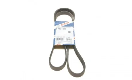Ремінь генератора Renault Kangoo 1.2i 97- (5PK1515) BOSCH 1 987 946 057