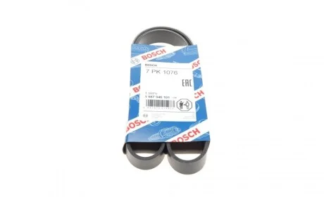 Ремінь генератора Fiat Ducato 2.3JTD 02- (7PK1076) BOSCH 1 987 946 101