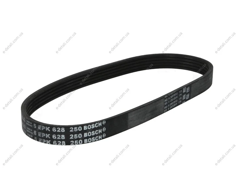 Ремінь генератора Ford Mondeo IV 2.5 07-15/Volvo S60/S80/V60/V70/XC60/XC70 07-16 (5PK628) BOSCH 1987946140 (фото 1)