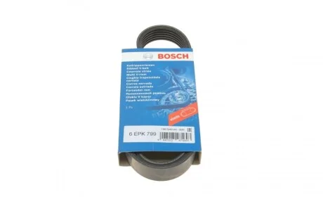 Ремень генератора Audi A3/Skoda Octavia/VW Passat B8 1.6TDI/2.0TDI 12-/Caddy 2.0TDI 15- (6PK799) BOSCH 1 987 946 144
