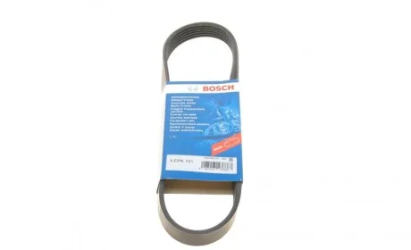 Ремень генератора Seat Ibiza 15-/VW Polo 1.0/1.6 14-/Skoda Fabia 14- (6PK701) BOSCH 1 987 946 152