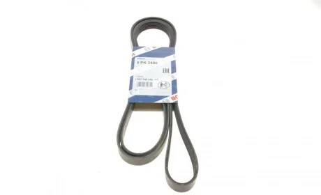 Ремень генератора Audi A4/A6/A8/Q7 2.7/3.0TDI 04- (6PK2490) BOSCH 1 987 946 246