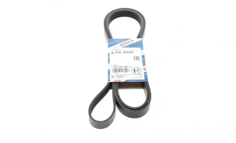 Ремень генератора Land Rover Discovery III 4.4 04-13/Cadillac Escalade 6.0 01-06 (6PK2345) BOSCH 1 987 946 297