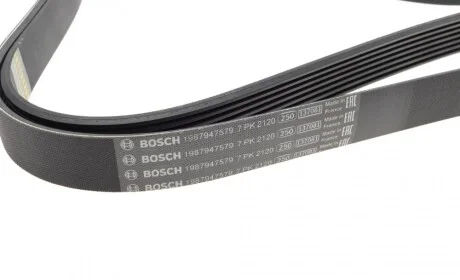 Ремень генератора Land Rover Range Rover/Toyota Land Cruiser 120 4.0i/4.6 94-10 (7PK2120) BOSCH 1 987 947 579