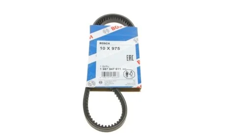 Ремень генератора VW T4 1.9D/TD 90-96 (10x975) BOSCH 1 987 947 611