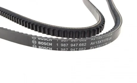 Ремінь генератора VW T4 2.4D 90-98/Suzuki Vitara 2.0TD 94-03 (13X1175) BOSCH 1 987 947 662