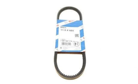 Ремень генератора Seat Ibiza II/VW Golf/Passat 1.4-2.0 -02 (11.5x685) BOSCH 1 987 947 778
