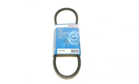 Ремінь генератора VW Golf/Jetta/Passat 1.5-2.0 80-92/Seat Toledo 1.6/2.0 91-03 (10X730) BOSCH 1 987 947 790