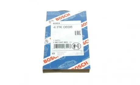 Ремень генератора Citroen Jumper 1.9TD 94-02 (4PK698) BOSCH 1 987 947 803