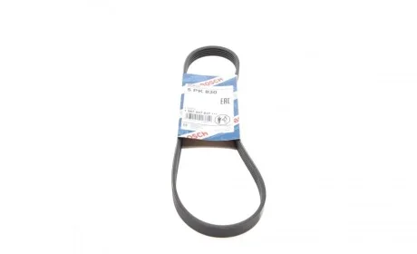 Ремень генератора Opel Omega B 2.5DTI 01-03 (5PK830) BOSCH 1 987 947 837