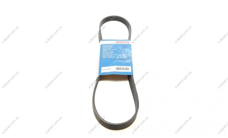 Ремінь генератора BMW 3 (E36)/5 (E34/E39) 2.0/2.5i 90-00/Ford Focus 2.5 05-12/Volvo C30/C70 04-13 BOSCH 1 987 947 913 (фото 1)