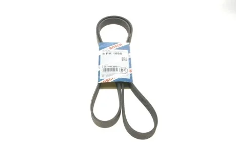 Ремінь генератора VW LT 2.8TDI 01-06/Volvo 850/S70/S80/V70 2.5TDI 95-06/Opel Astra 1.6 12- (6PK1685) BOSCH 1 987 947 986