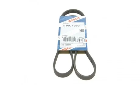 Ремінь генератора Suzuki Grand Vitara 2.5 V6 24V/2.7 01-03/Vitara 2.0 V6 24V 94-98 (4PK1090) BOSCH 1 987 948 312