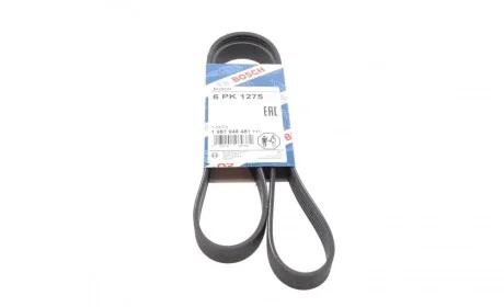 Ремень генератора Opel Astra/Combo 1.7CDI 04-11/Ford Fiesta/Scorpio 1.6/2.0 91-95 (6PK1275) BOSCH 1 987 948 481