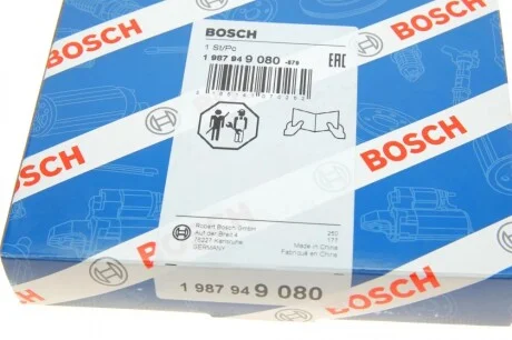 Ремінь ГРМ Renault Clio/Megane I 1.4i/1.6i 89- (17x95z) BOSCH 1 987 949 080