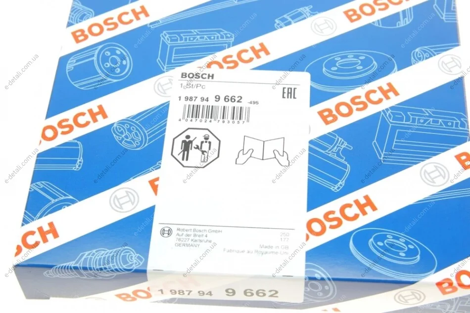 Ремінь ГРМ Lada Kalina/Priora/Vesta 1.6 08- (22x137z) BOSCH 1 987 949 662 (фото 1)