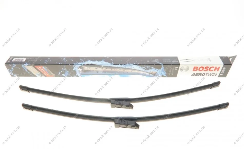 Щетки стеклоочистителя (575/530mm) Porsche 718/911/Boxster/Cayman 11- BOSCH 3 397 007 697 (фото 1)