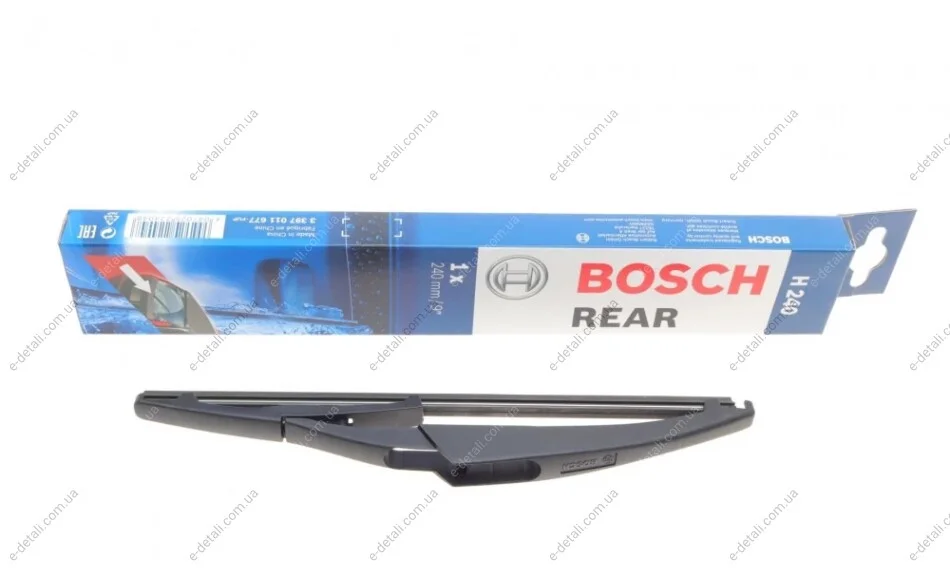 Щітка склоочисника (задня) (240mm) Citroen C4/Mini 10- BOSCH 3 397 011 677 (фото 1)