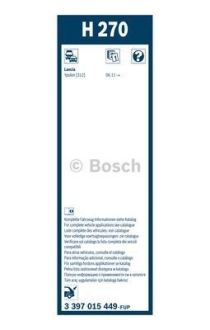 Склоочисник BOSCH 3397015449