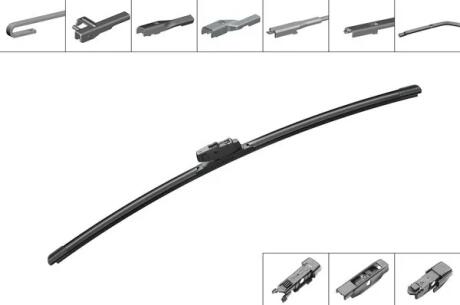 Щітка склоочисника (600мм) AeroEco (з к-том перехідників) BOSCH 3397015582