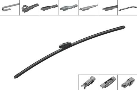 Щітка склоочисника (650мм) AeroEco (з к-том перехідників) BOSCH 3397015583