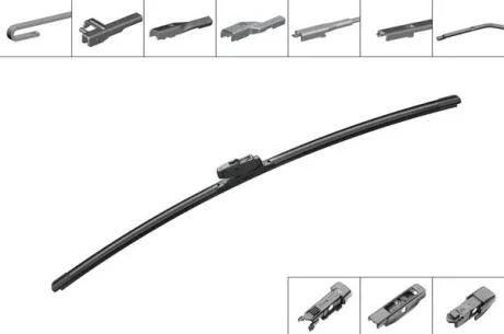 Щітка склоочисника (650мм) AeroEco (з к-том перехідників) BOSCH 3397015583