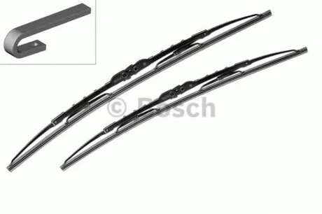 Щетки стеклоочистителя (650/500mm) Fiat Scudo/Citroen Jumpy 96- BOSCH 3 397 118 202