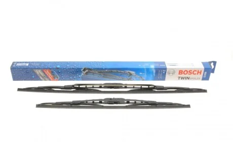 Щетки стеклоочистителя (600/450mm) Citroen C2/C3/Peugeot 1007 02- BOSCH 3 397 118 303