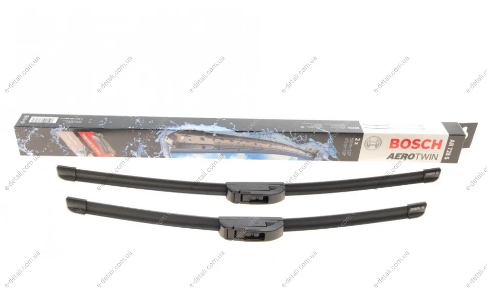 Щітки склоочисника (550/475mm) Ford Focus/Mazda 6/Toyota/Mitsubishi L200 98-15 (бескаркасні) BOSCH 3 397 118 904 (фото 1)