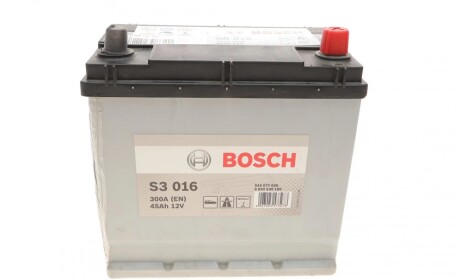 Аккумулятор 12В/45Ач/300А/10,78кг BOSCH DSC_0 092 S30 160
