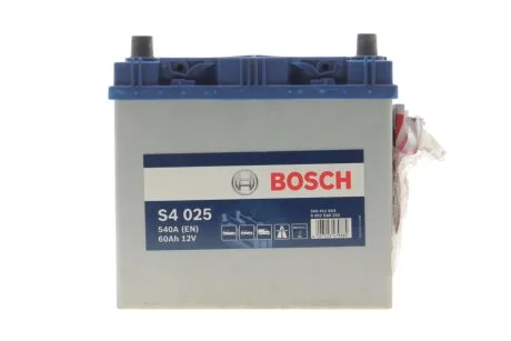 Акумулятор Bosch 12В/60Аг/540А/14,11кг BOSCH DSC_0 092 S40 250