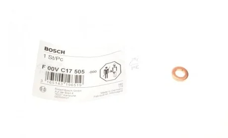 Шайба под форсунку VW Crafter/T4/T5 2.5TDI BOSCH F 00V C17 505